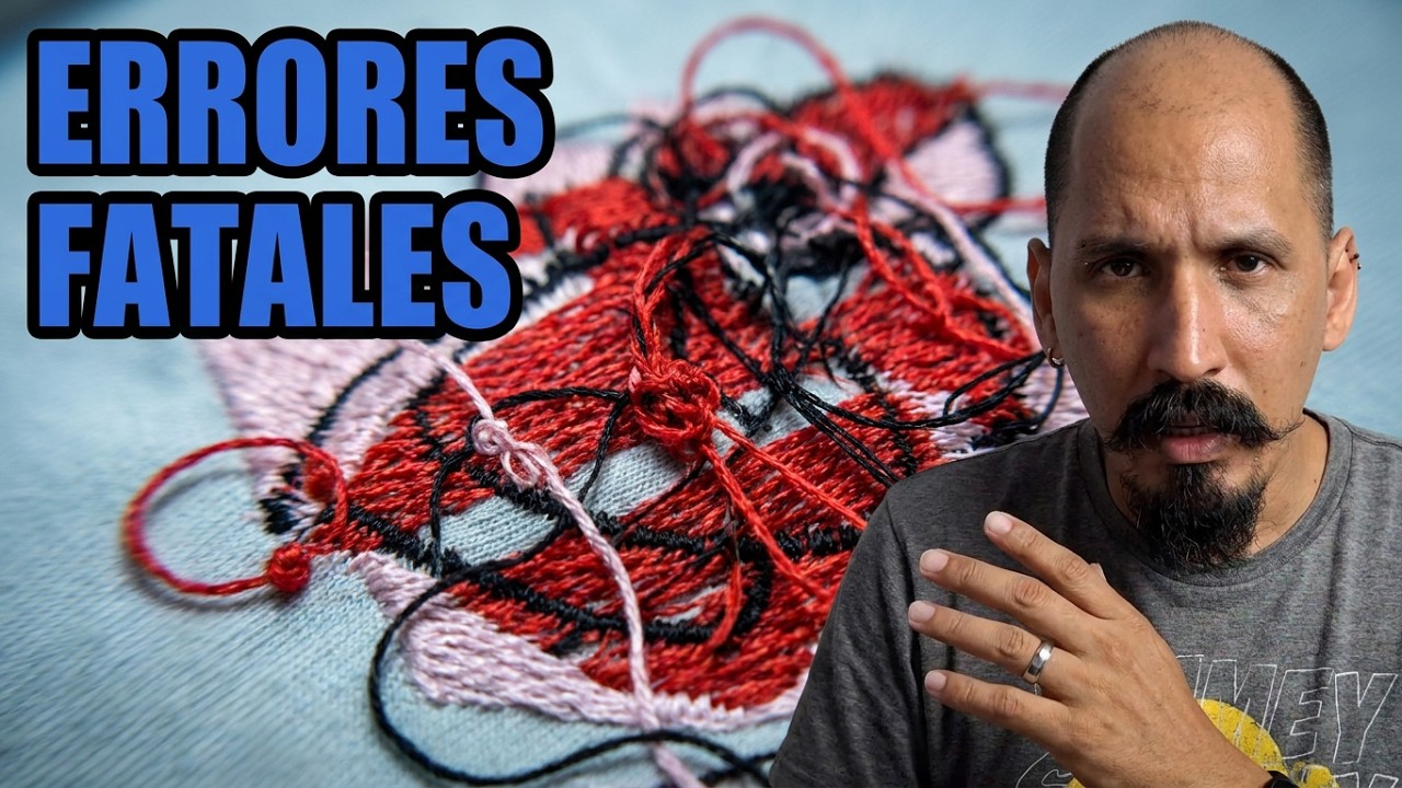 12 ERRORES que arruinan tus BORDADOS (y cómo solucionarlos)
