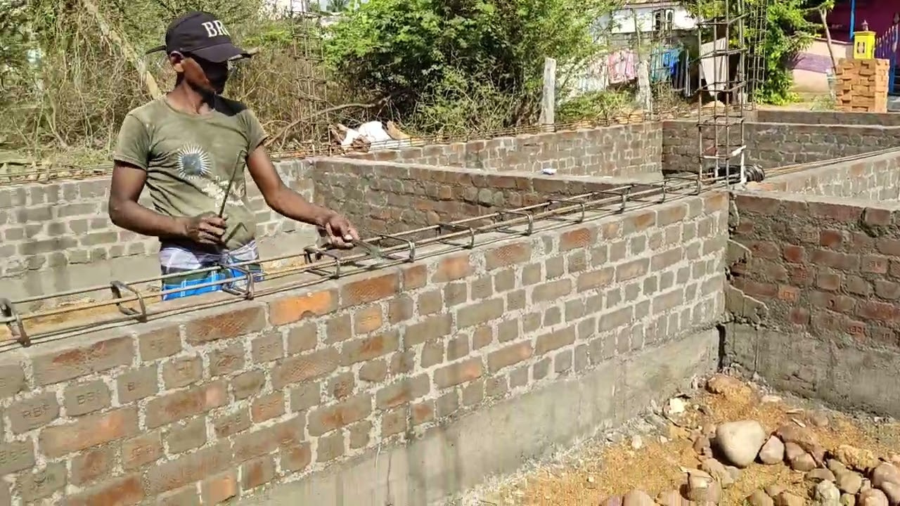 பேஸ்மென்ட் டாப் பெல்ட்#youtubevideo #buildingconstruction #home #civilengineering