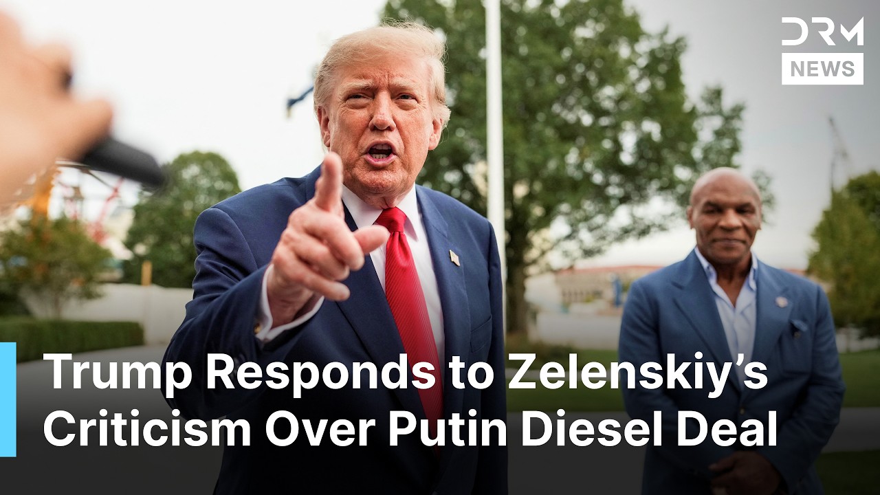 Трамп отвечает на вопросы после сделки по дизельному топливу с Россией и благодарит Путина, несмо...