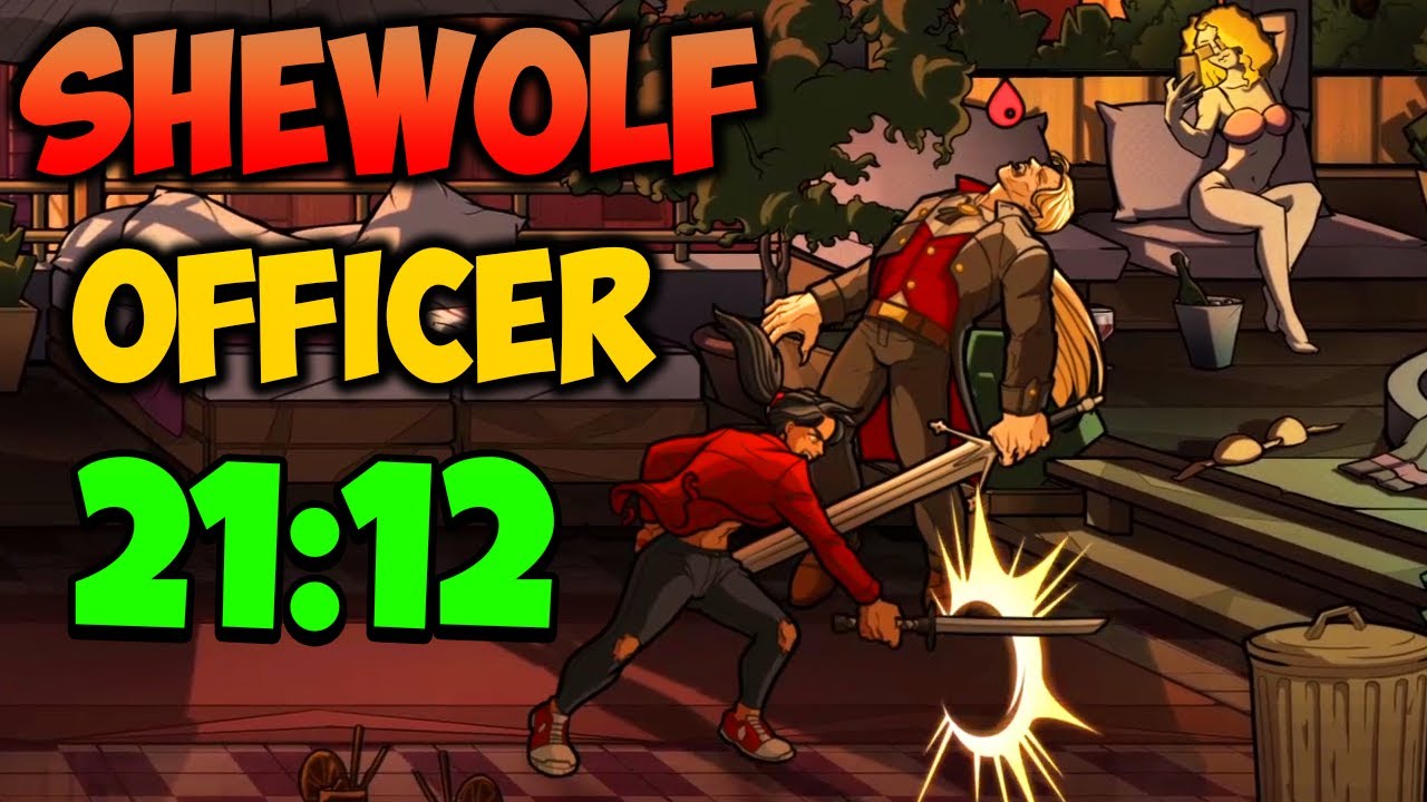 MAYHEM BRAWLER SHEWOLF OFFICER 21:12 SPEEDRUN WORLD RECORD!
