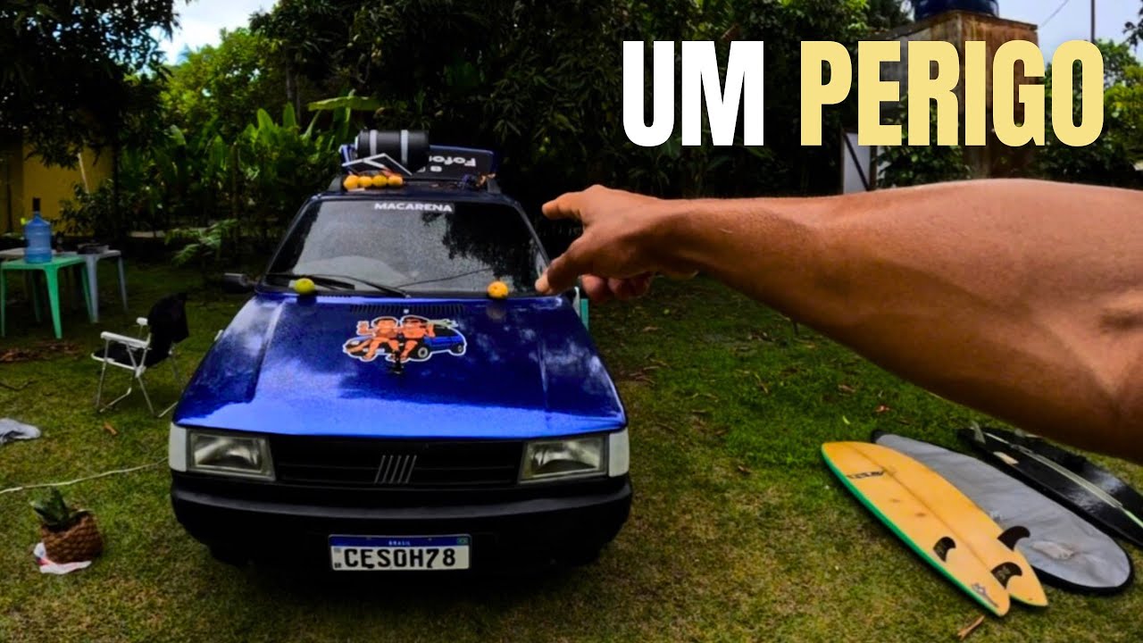 MORANDO EM UM FIAT UNO MOTORHOME NA BAHIA