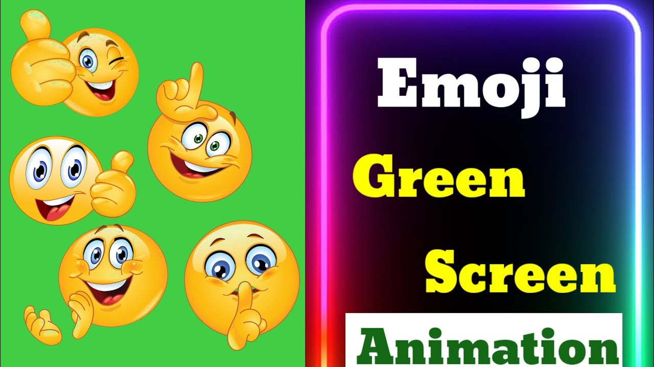 NEW Animoji: How to make Animated Emojis with a Green Screen