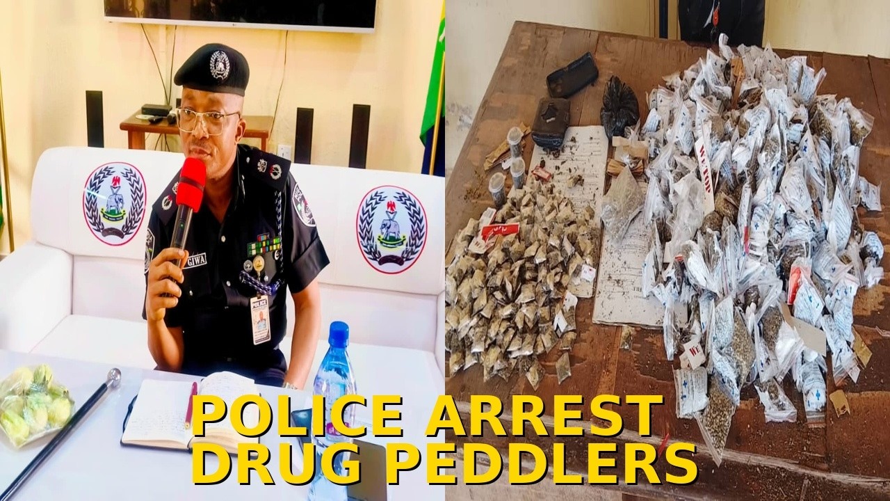 Enugu Police Arrest Drug Peddler in Iva Valley, Recover “Canadian Loud”, Colorado, Mkpuru-Mmiri