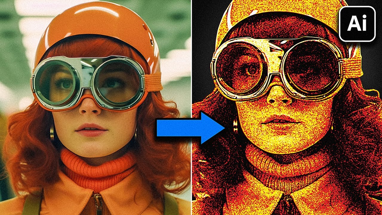 Векторизуйте любую фотографию за секунды! (Урок по Illustrator)