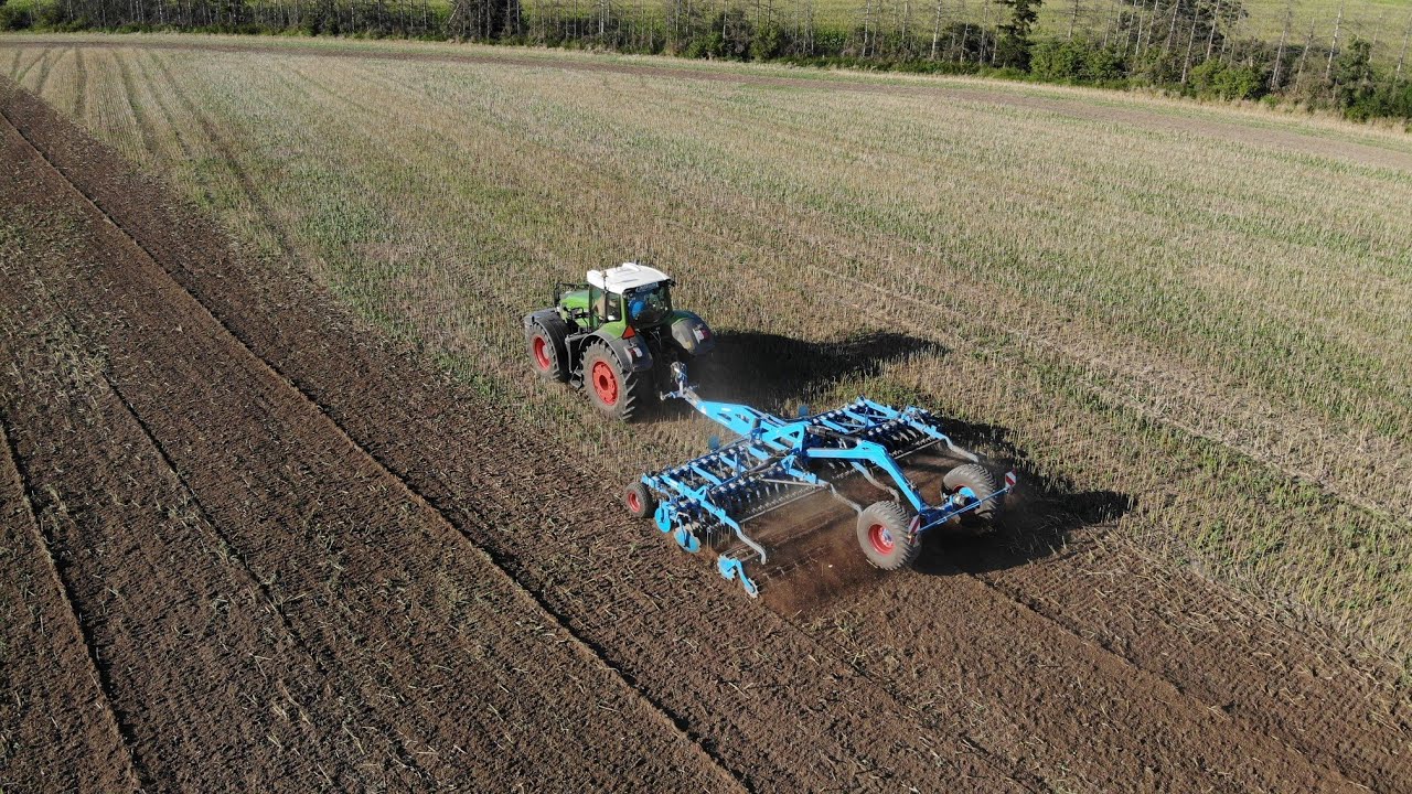 Talerzowanie 100ha #Fendt 939 #lemken=samolot na polu