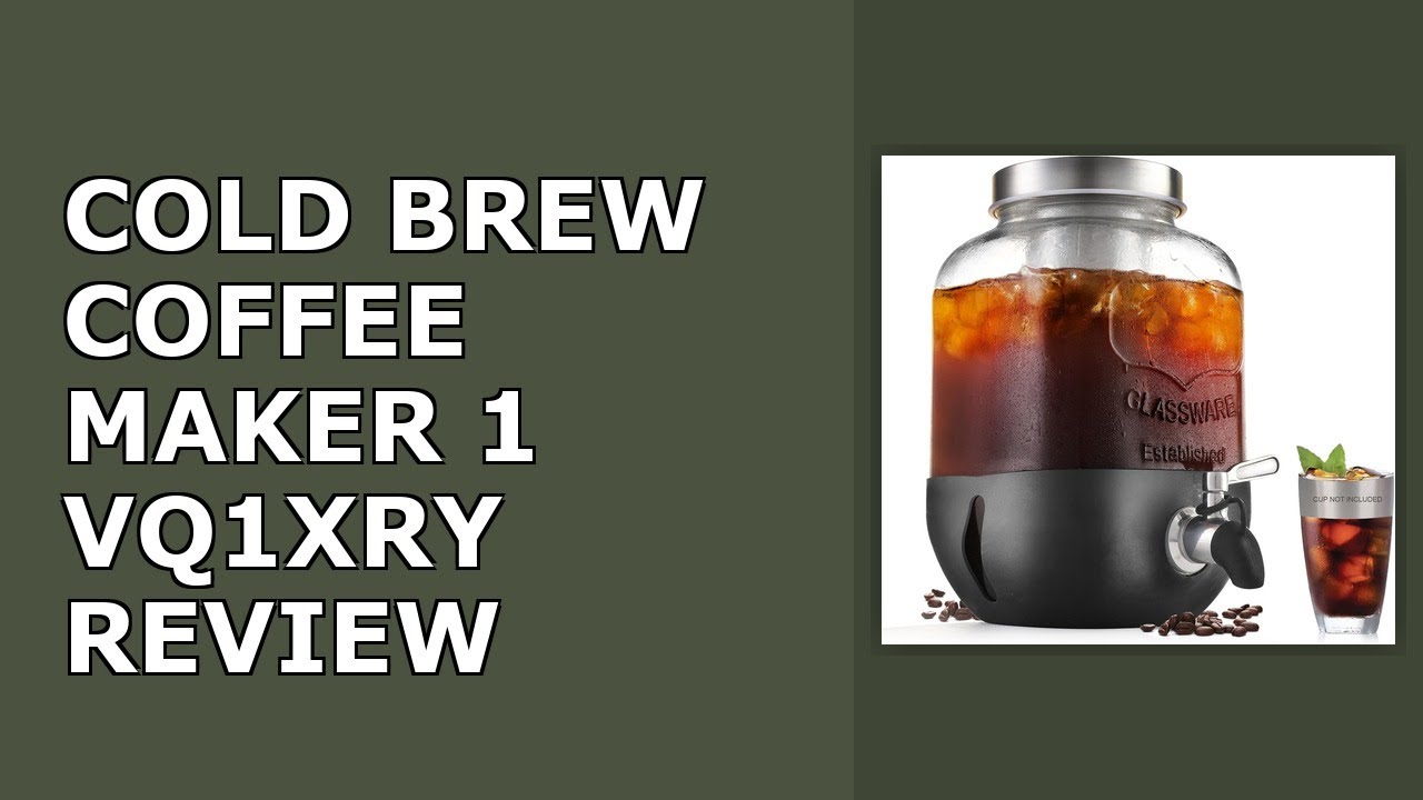 Cold Brew Coffee Maker, 1 Gallon Iced Coffee Maker With Stainless Steel Filter, Heavy Duty Review