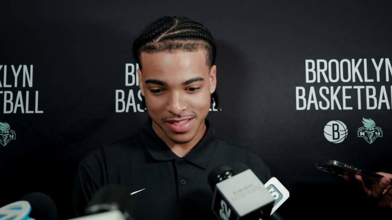 Nets Rookies Mikel Brown Jr., Joshua Jefferson & Tyler Bilodeau + GM Sean Marks | Media Availability