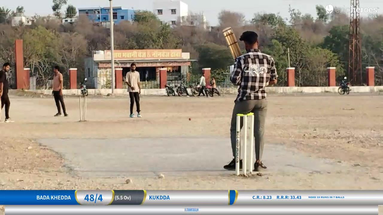 Kukdda vs Bada Khedda live cricket match | JK.P.L TOURNAMENT SEASON 2 live - Bhim Rajsamand