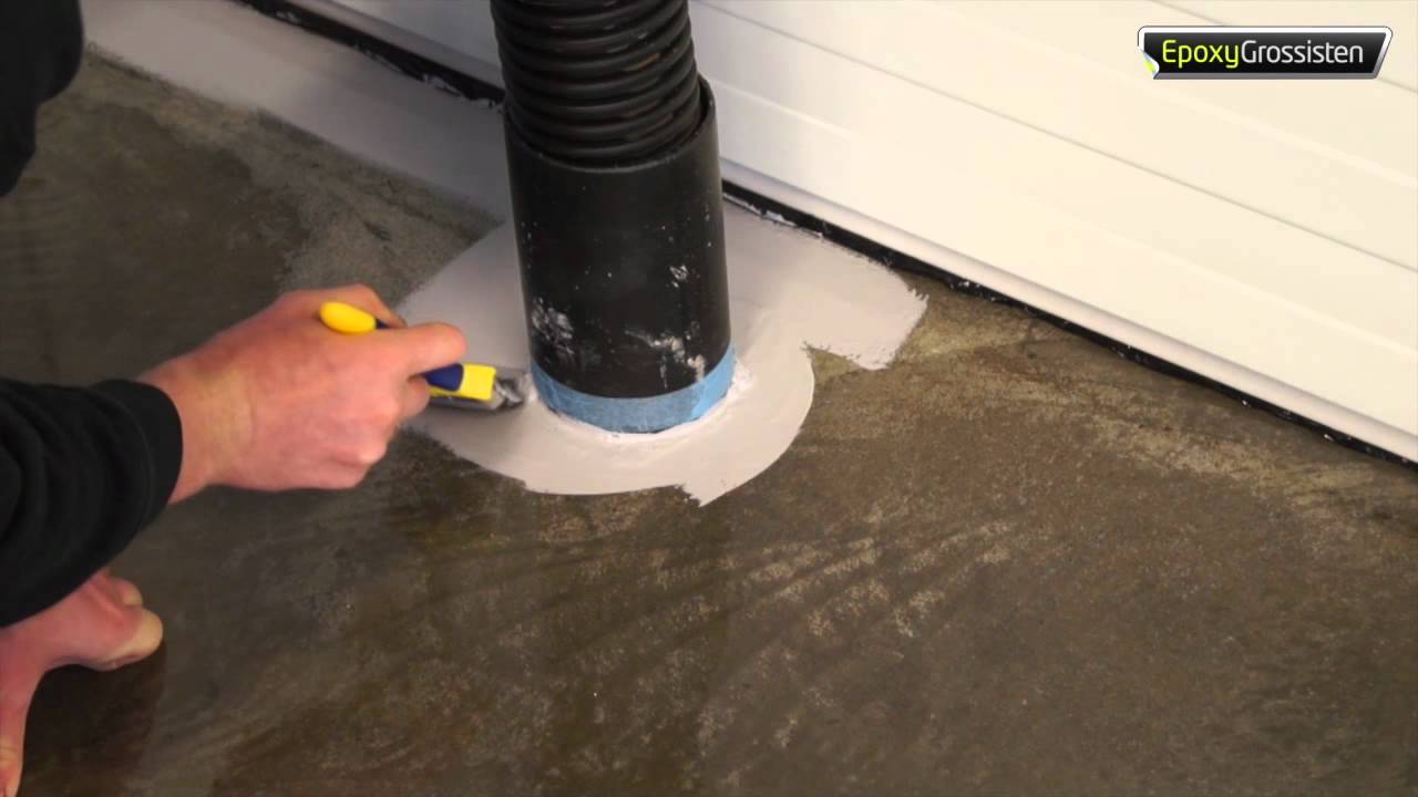 Brukerveiledning for legging av Epoxy med flakes