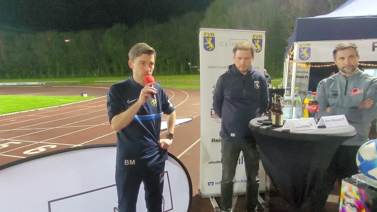 Pressekonferenz FV Biberach - TSV Berg (2:1)