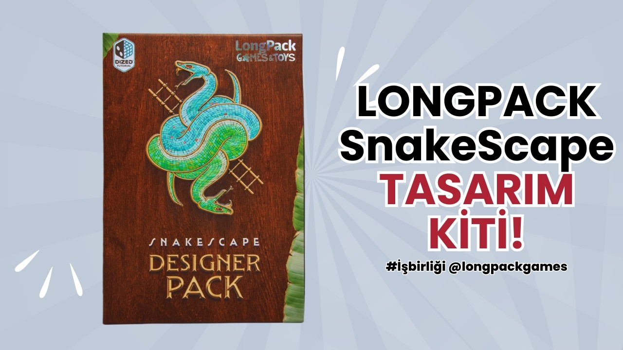 Longpackgames SnakeScape Kutu Oyunu Tasarım Kiti #işbirliği