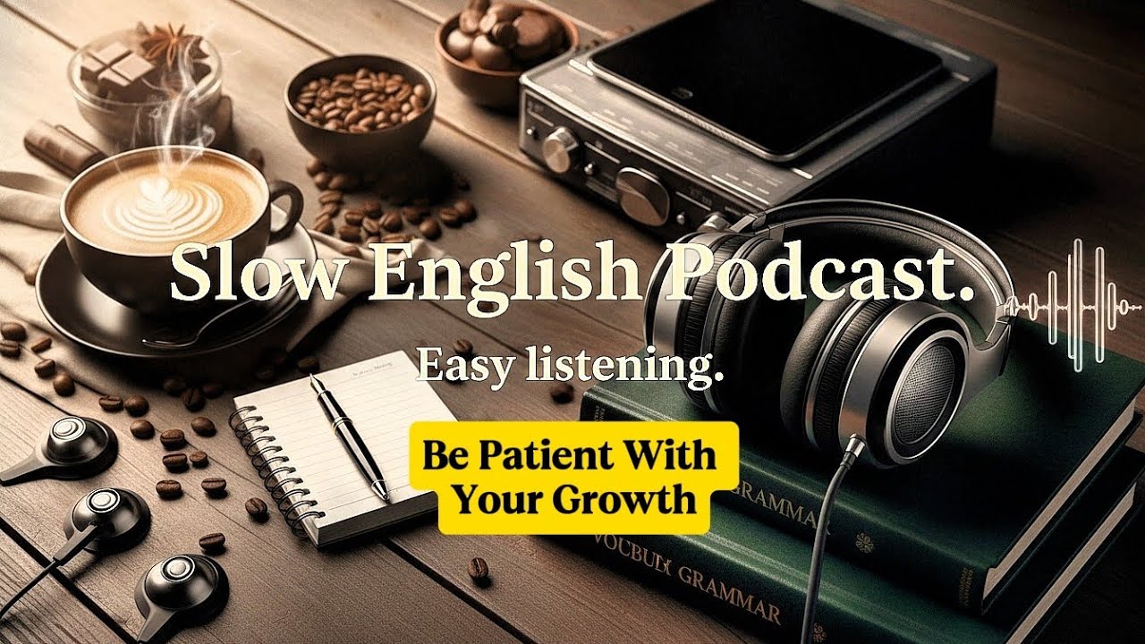 Be Patient With Your Growth🌱 Slow English Podcast 🎧 Easy listening 🎧