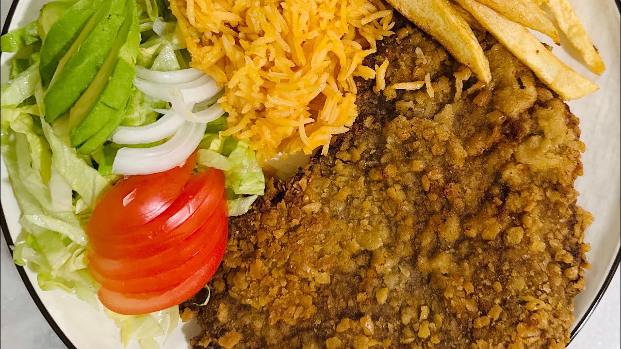 Milanesa de res súper deliciosa!