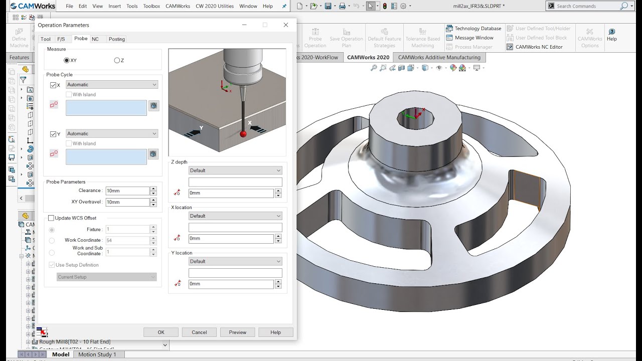 CAMWorks Probing Technology