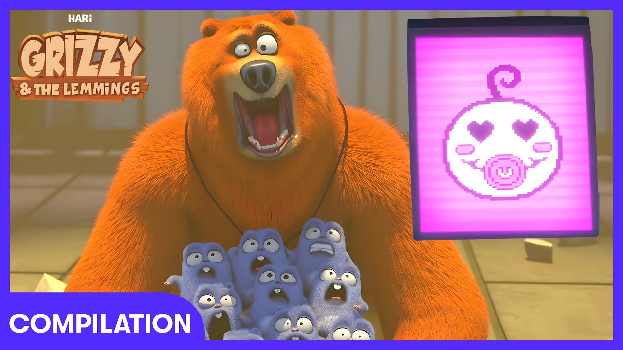 ЗЛОЙ РОБОТ С ИСКУССТВЕННЫМ ИИ! 🤖⚙️💻 | Гриззи и лемминги | WildBrain Kids