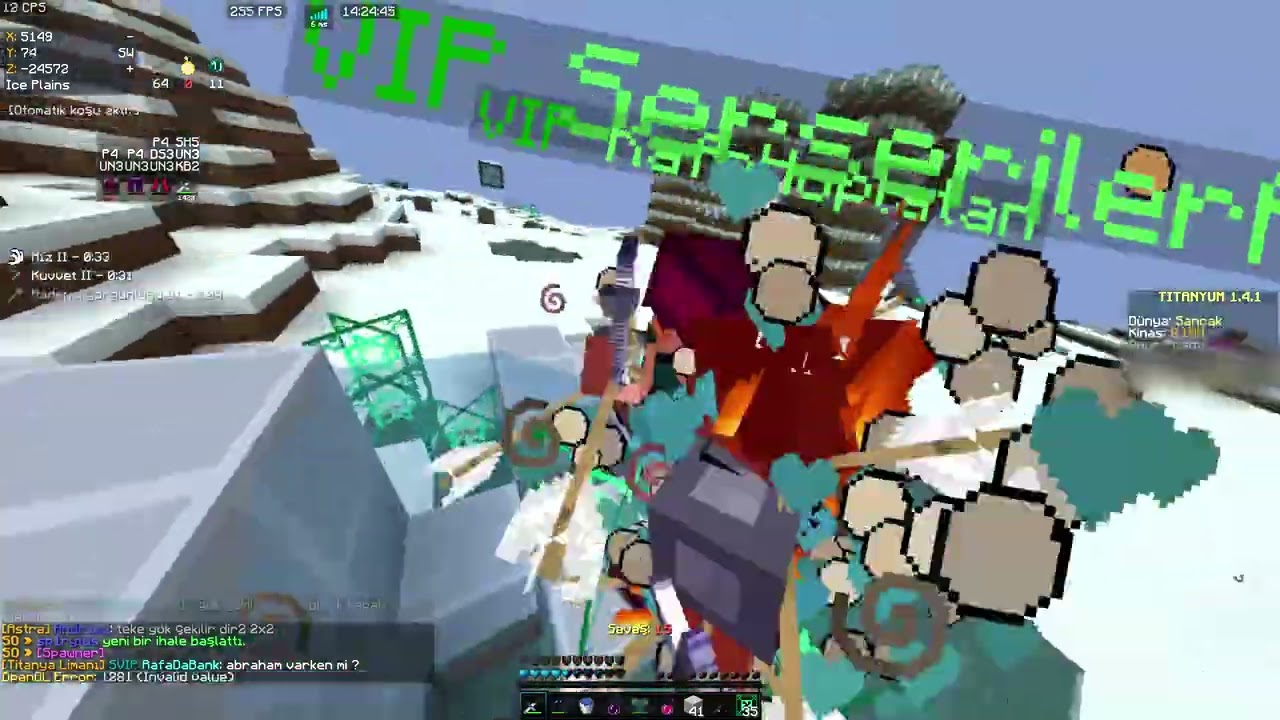 SONOYUNCU TİTANYUM 80 SPAWNERLİ PATLAYAN CLAİMLER CASUS PVP