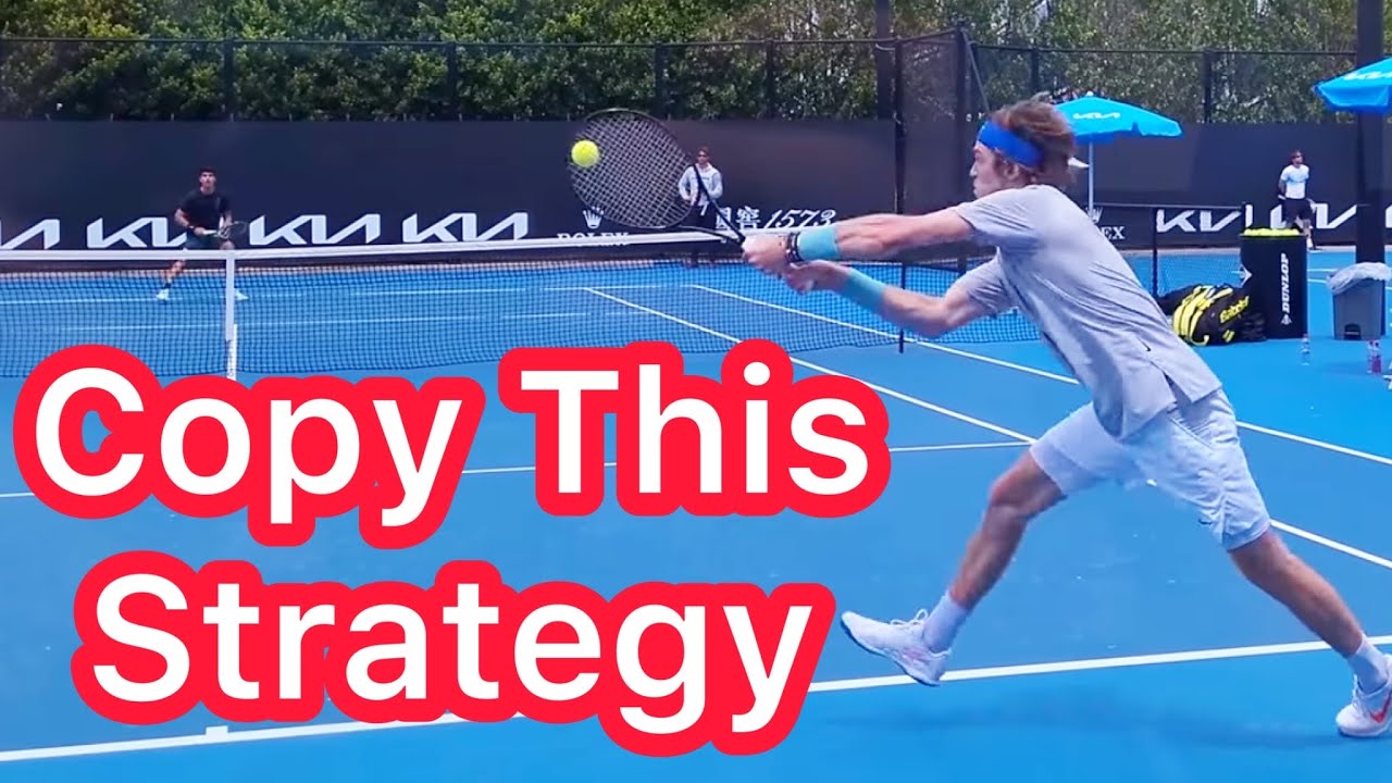 Carlos Alcaraz vs Andrey Rublev Singles Point Analysis (How To Win More Tennis Matches)