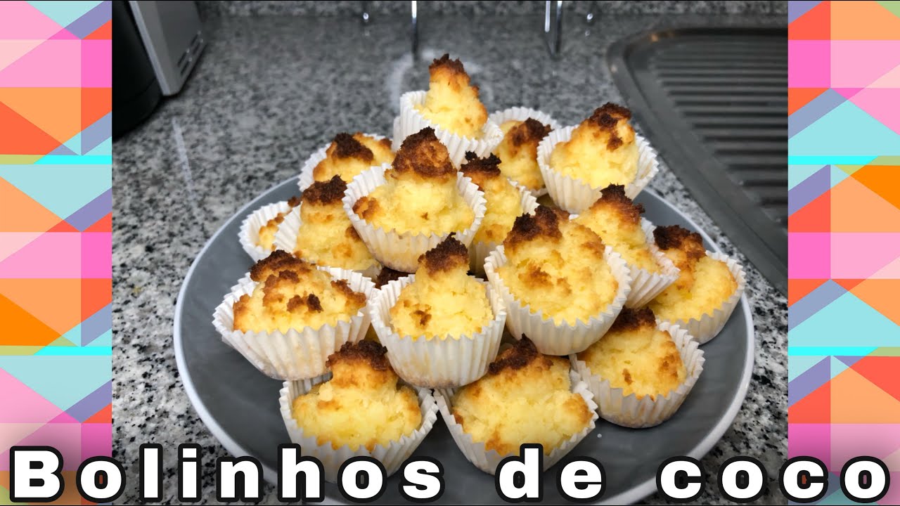 BOLINHOS DE COCO ( COQUINHO ) SUPER FÁCIL/ POUCOS INGREDIENTES!! ORIGINAL DE PORTUGAL 🇵🇹