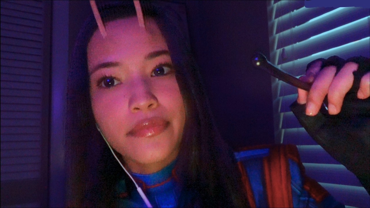 ASMR GOTG Mantis Examines You | Ear to Ear Whispers, Light Tests, Personal Attention 😴✨