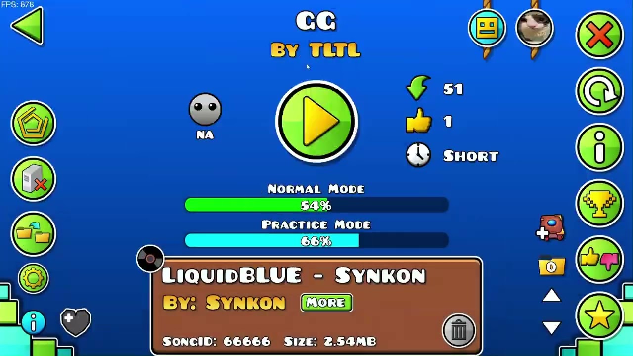 เล่นด่านของตัวเอง #geometrydash