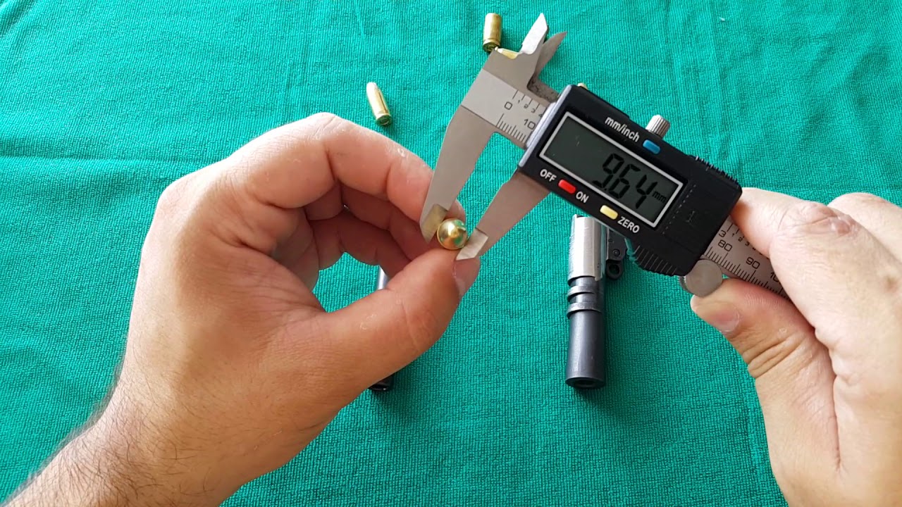 Munição .380 ACP x Munição 9mm