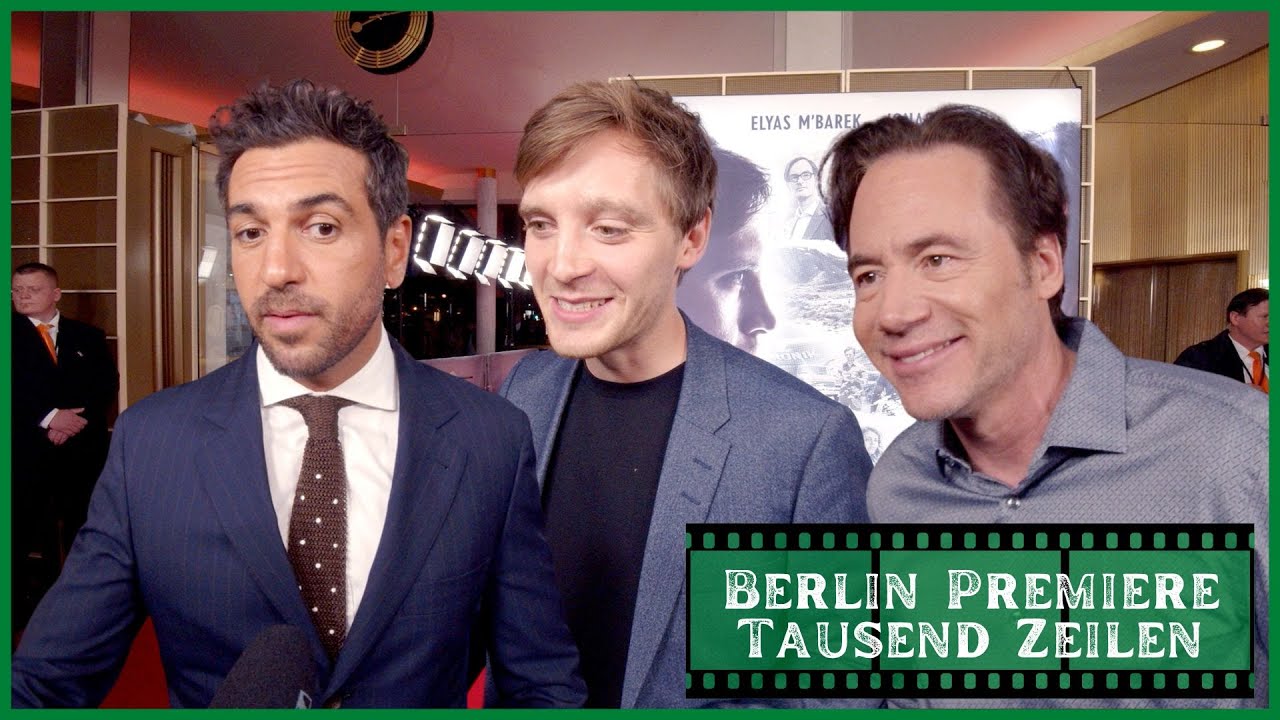 Tausend Zeilen: Elyas M'Barek, Michael Bully Herbig und Jonas Nay im Interview auf der Premiere