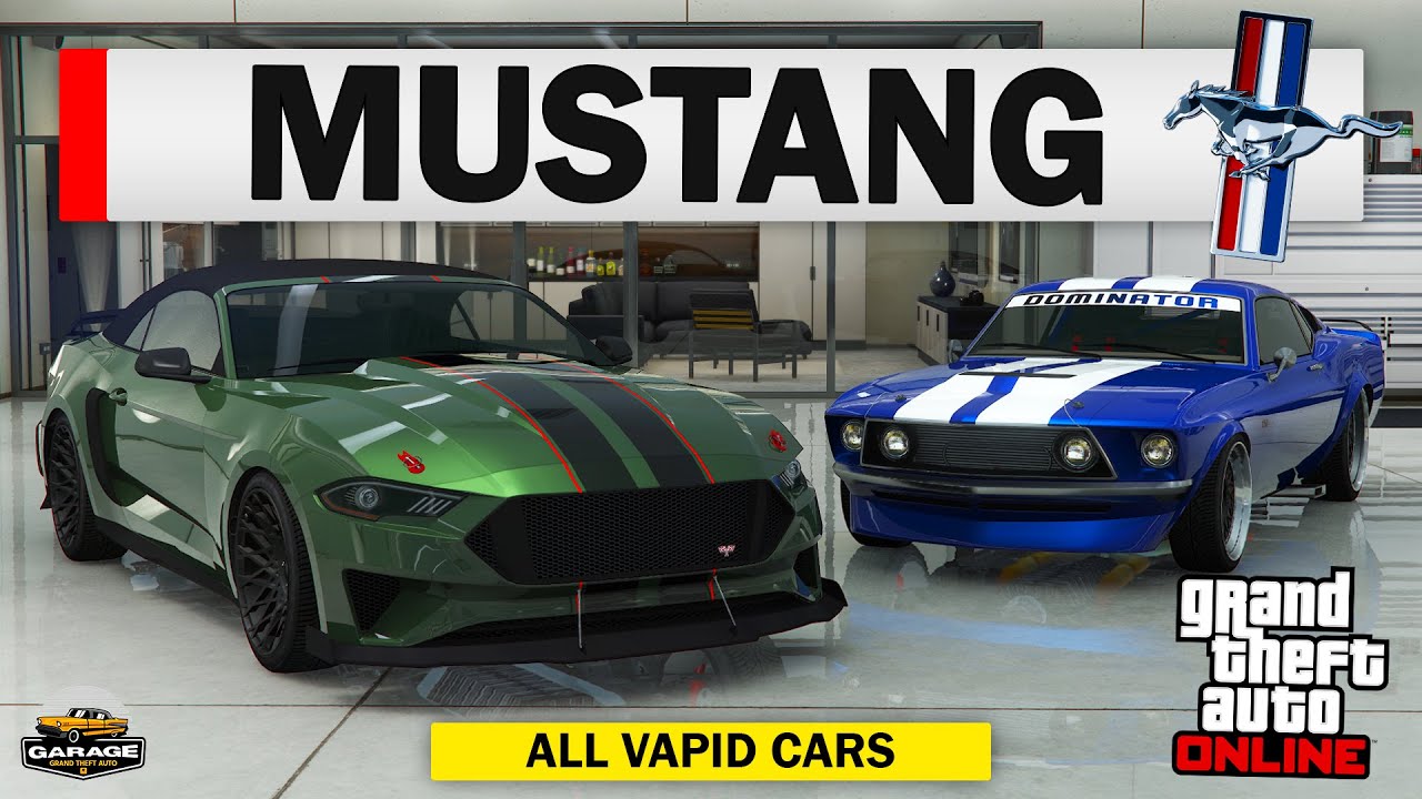 Все машины MUSTANG / Vapid Dominator в GTA 5 Online [9 машин по рейтингу]