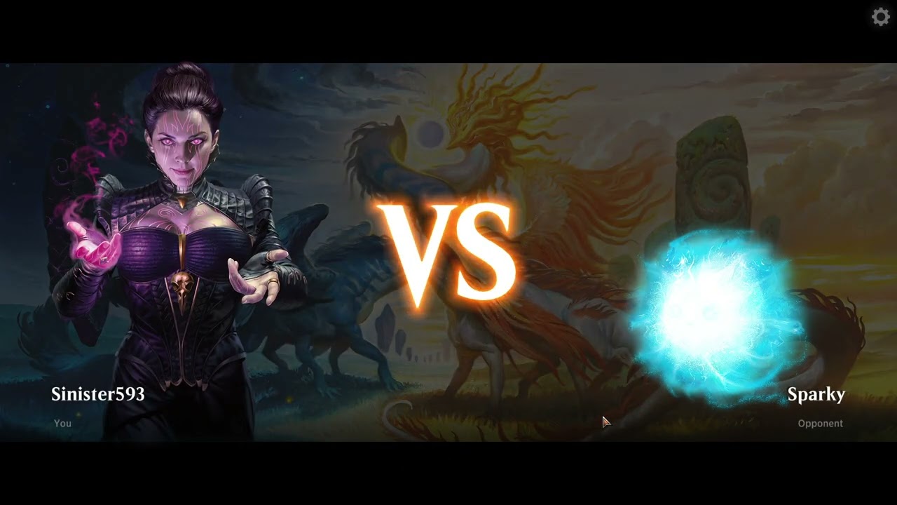 Mtg Arena using a Lotr deck against Sparky, fun combos!!