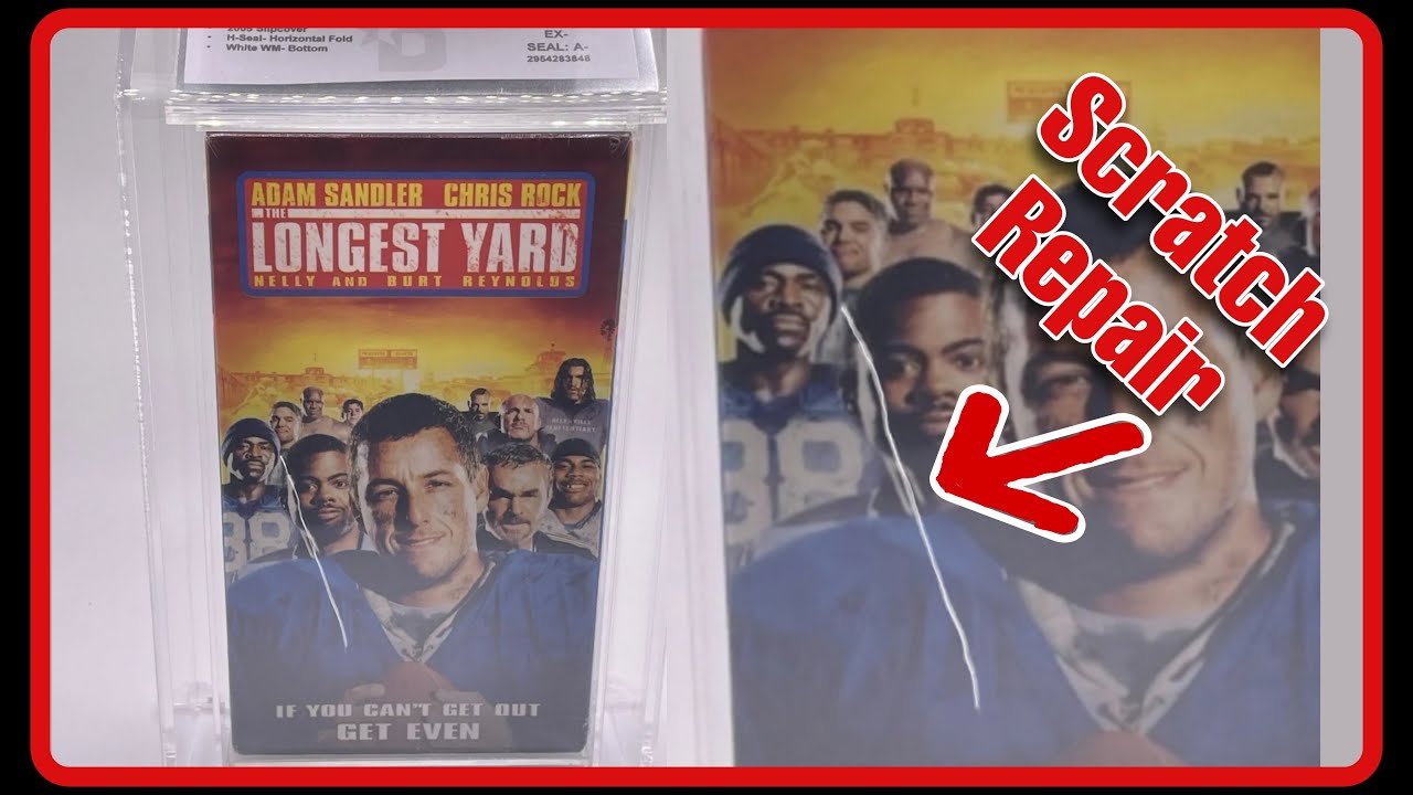 Removing A Deep Scratch From A Beckett Graded VHS