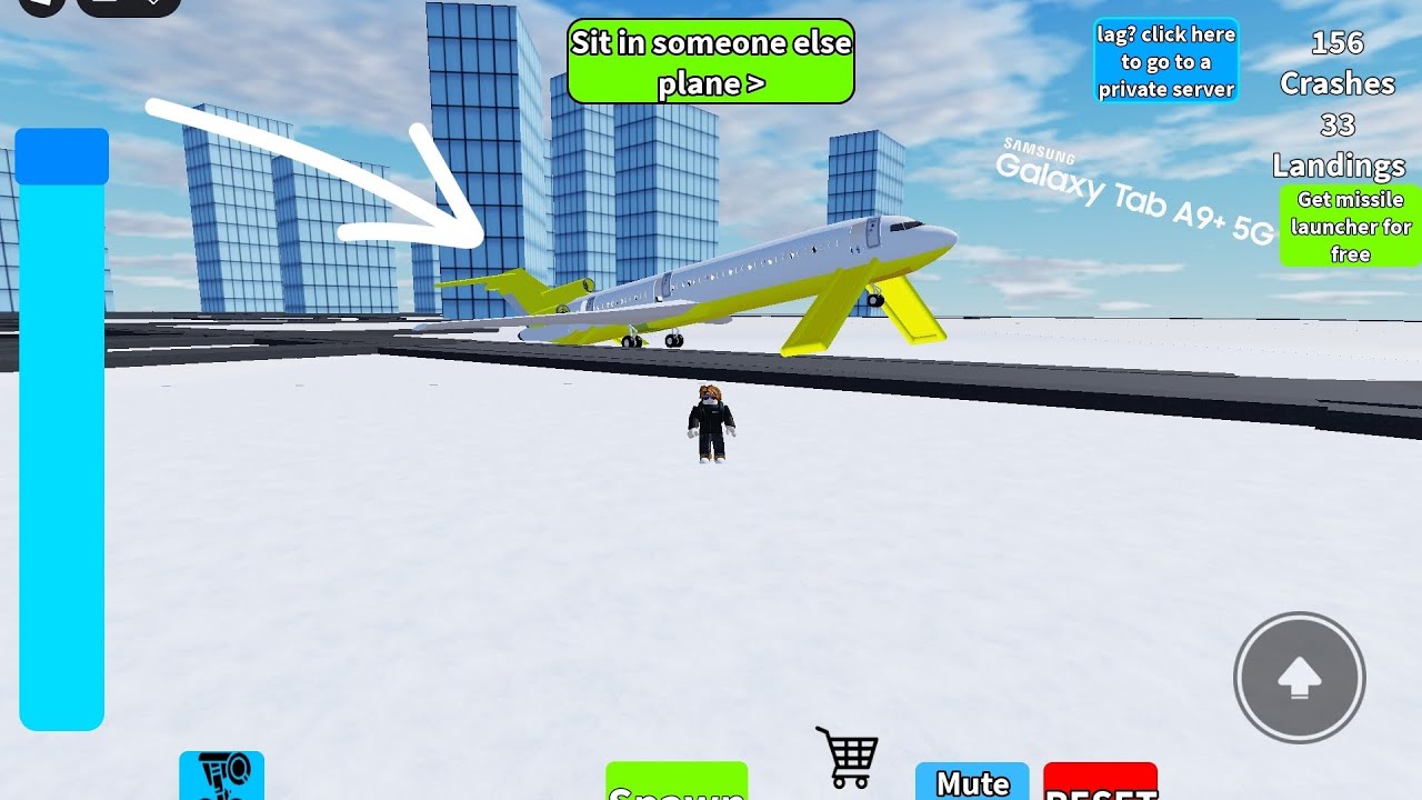 Making a plane crash at crash or land!