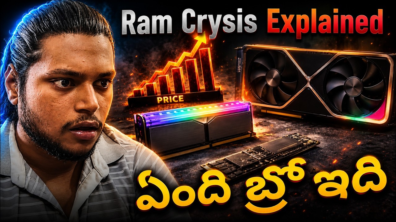 [Telugu] PC Parts Prices are EXPLODING! 😱 RAM , GPU, SSD Crisis Explained in Telugu | RAM Crysis 💀