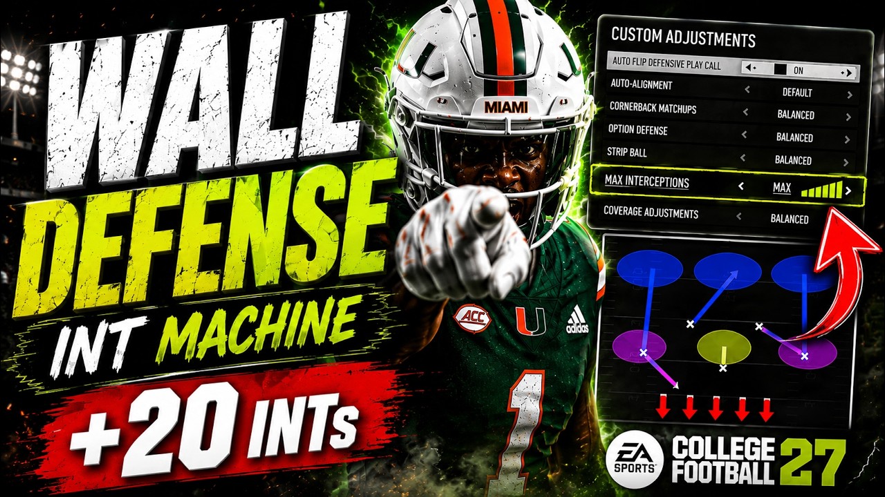 This DEFENSIVE MACRO Adjustment Shuts Down Every OFFENSE | College Football 27
