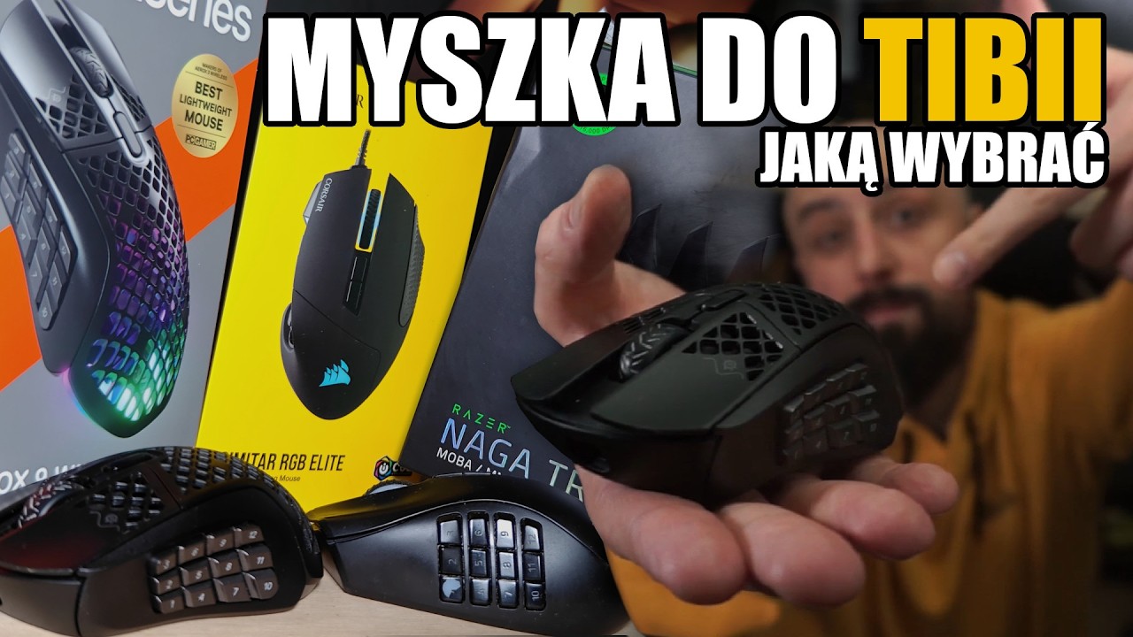 Myszka z panelem bocznym. Twój najlepszy kompan każdej przygody w Tibii