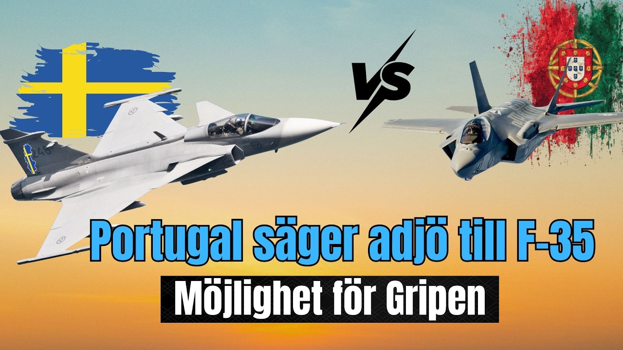 Sveriges Gripen kliver fram Huvudkandidat för Portugals stridsflyg efter F 35