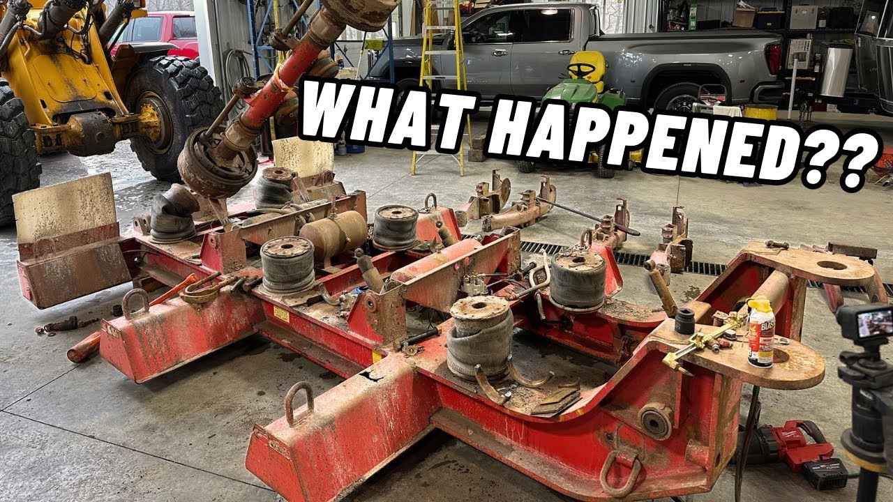 It's Bad!!! | Talbert 50 Ton Lowboy Trailer Disassembly