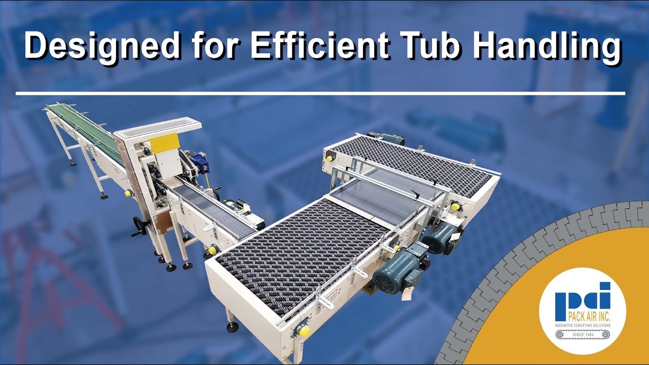Double Right Angle Transfer Conveyor System - Passive On