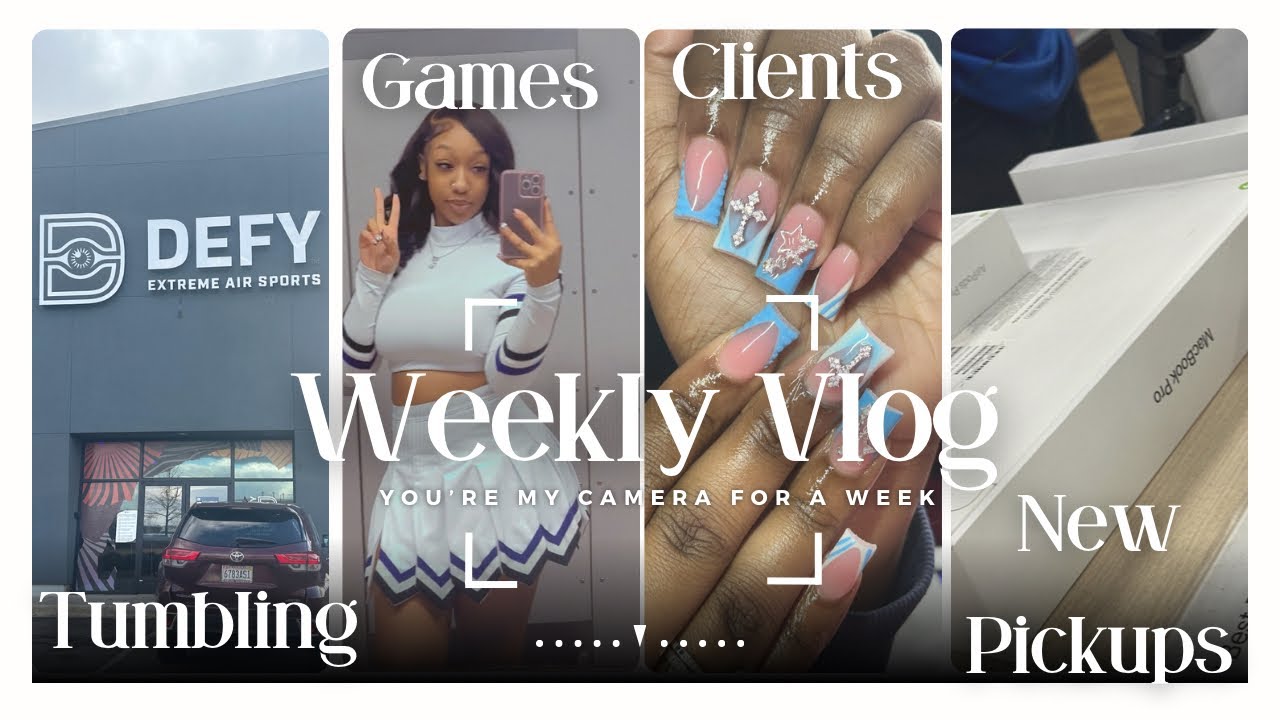 Weekly Vlog *you're my camera for a week* : school, new tumbling skills, college???? & MORE