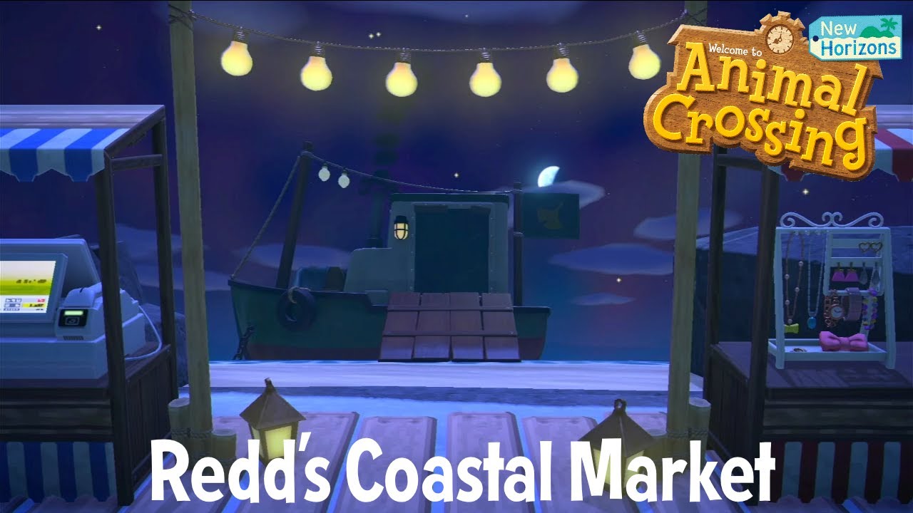 Redd's Coastal Market Speed Build | Animal Crossing New Horizons