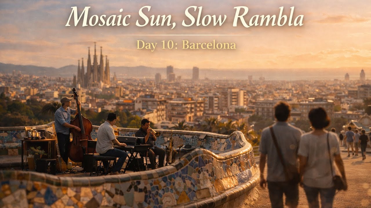 Mosaic Sun, Slow Rambla｜BARCELONA CHILLHOP BIG BAND WALK 