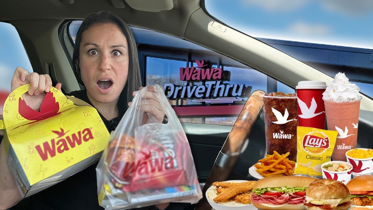 Driving Thru The FIRST Wawa Drive-Thru In Florida // Food Haul