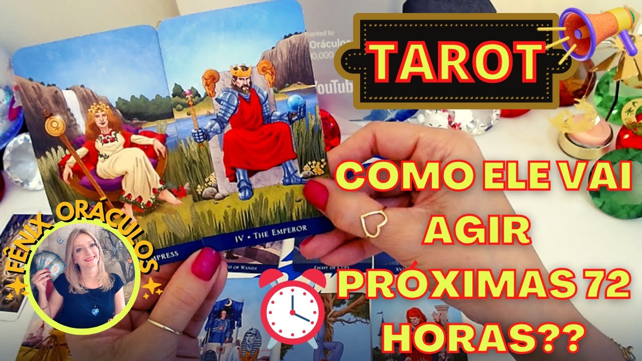 👀💖COMO ELE (A) VAI AGIR COMIGO NAS PR&Oacute;XIMAS 72 HORAS?! O QUE VAI ACONTECER ENTRE N&Oacute;S?🔮Tarot Responde