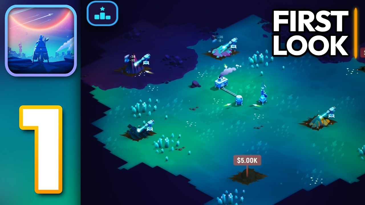 ExoMiner - Idle Miner Universe - Walkthrough Gameplay Part 1 - Tutorial (iOS, Android)