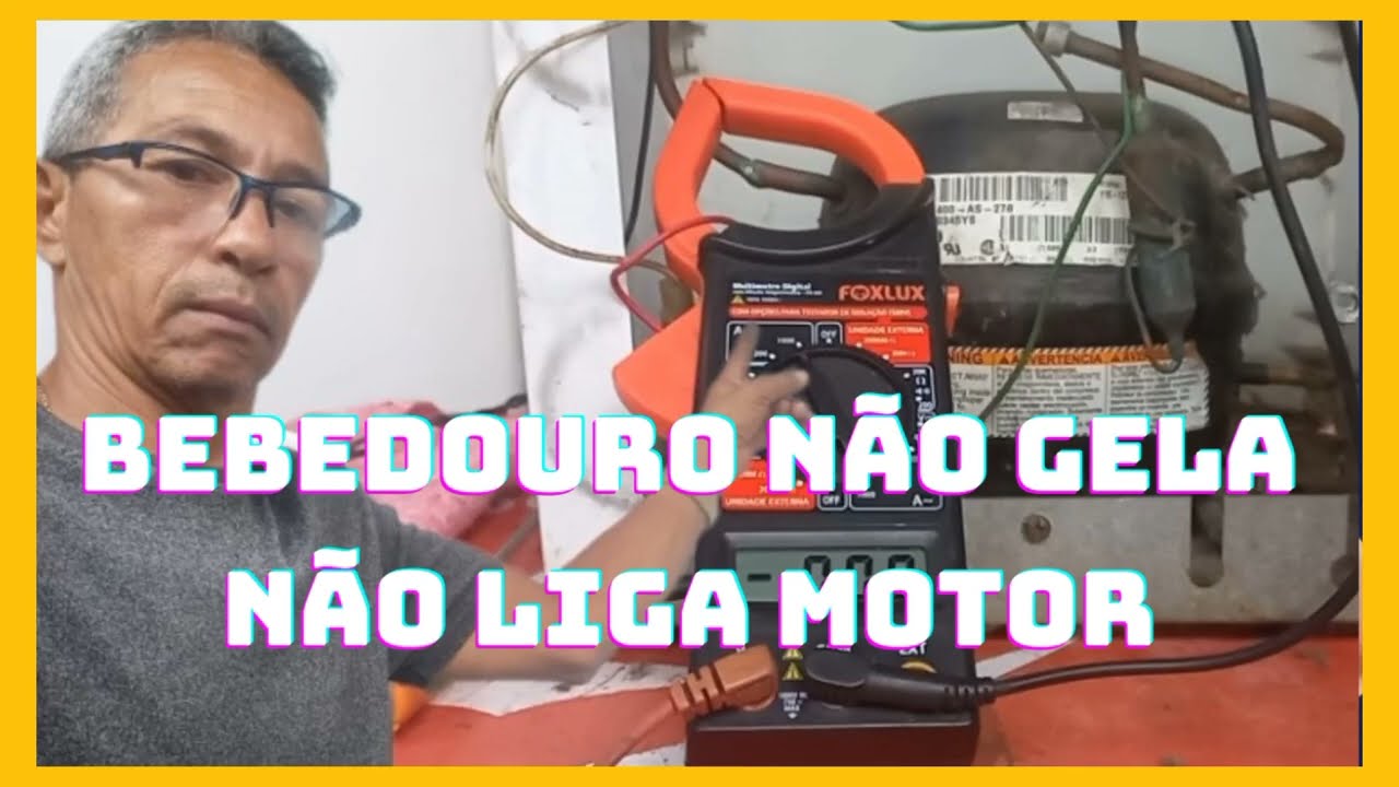 BEBEDOURO NÃO GELA  E NÃO LIGA O MOTOR COMPRESSOR ?