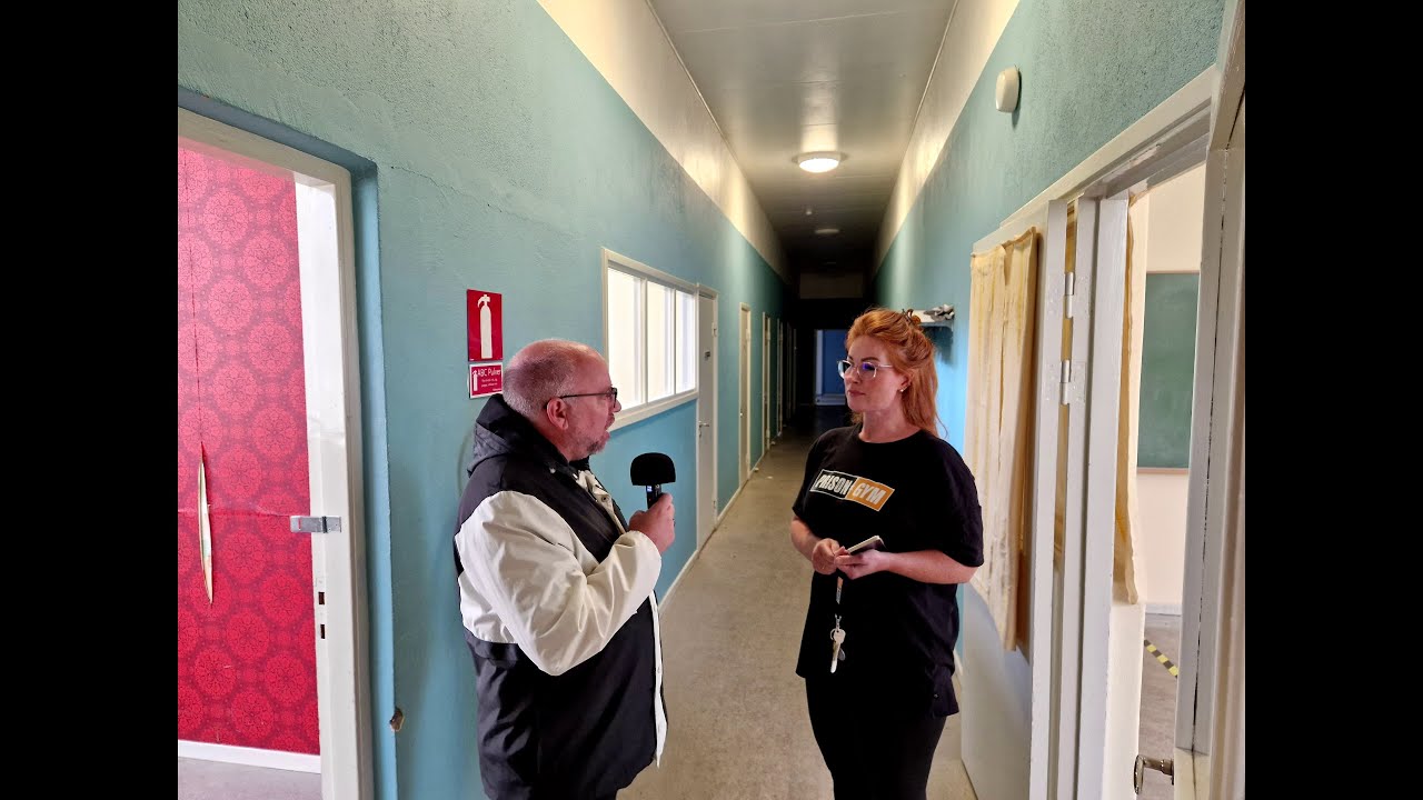 Rundvandring i lokalerna till Ulriksfors blivande kriminalv&aring;rdsanstalt