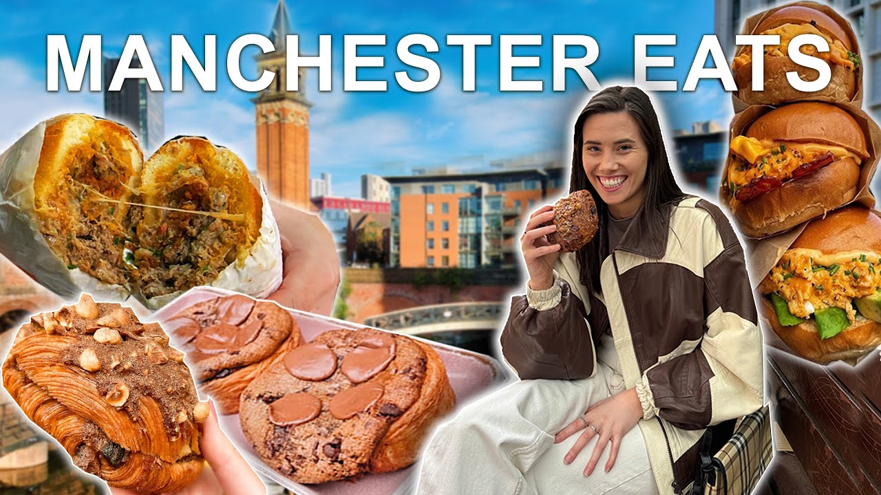 Trying Manchester’s VIRAL Food Spots 🐝 MANCHESTER FOOD TOUR