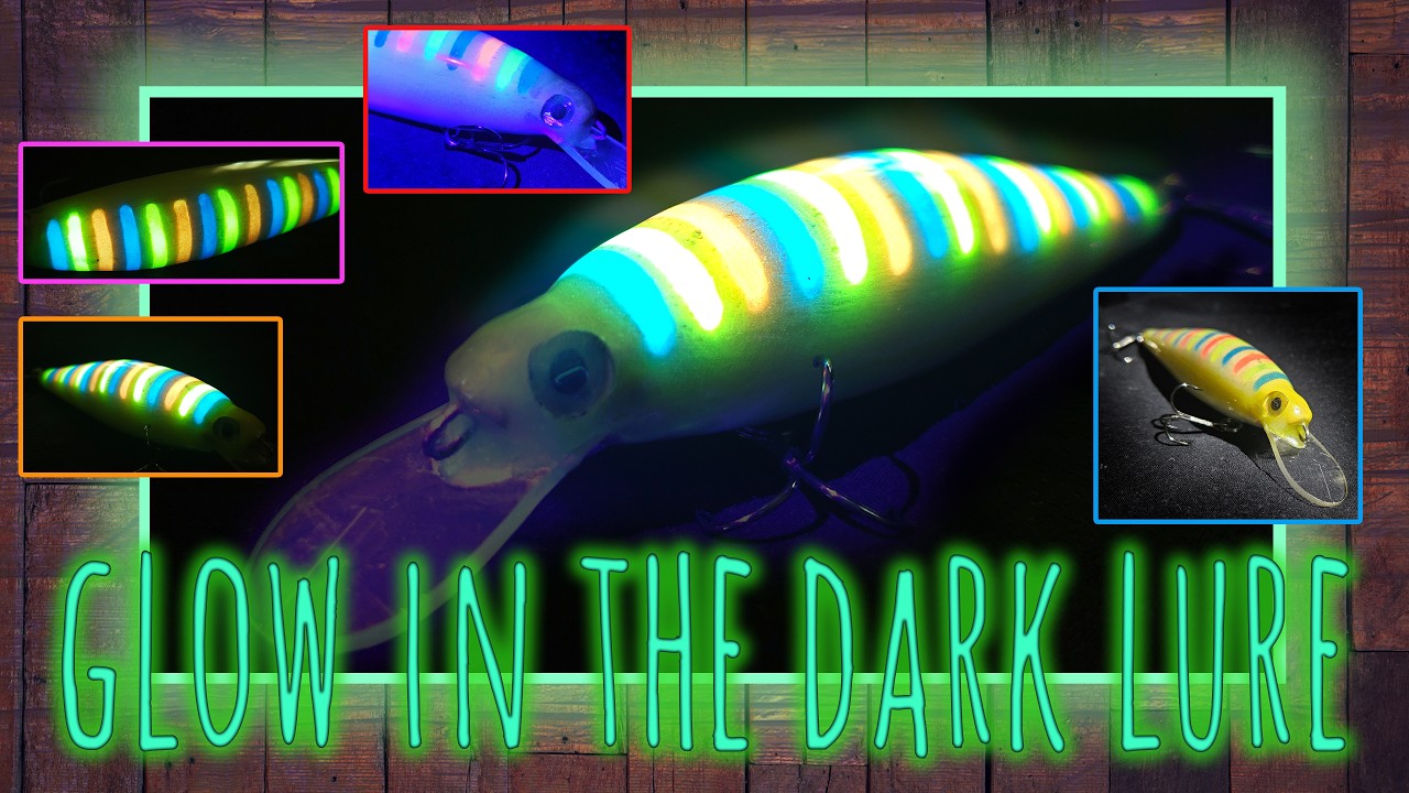 artificiale luminoso autocostruito - building a glow in the dark lure