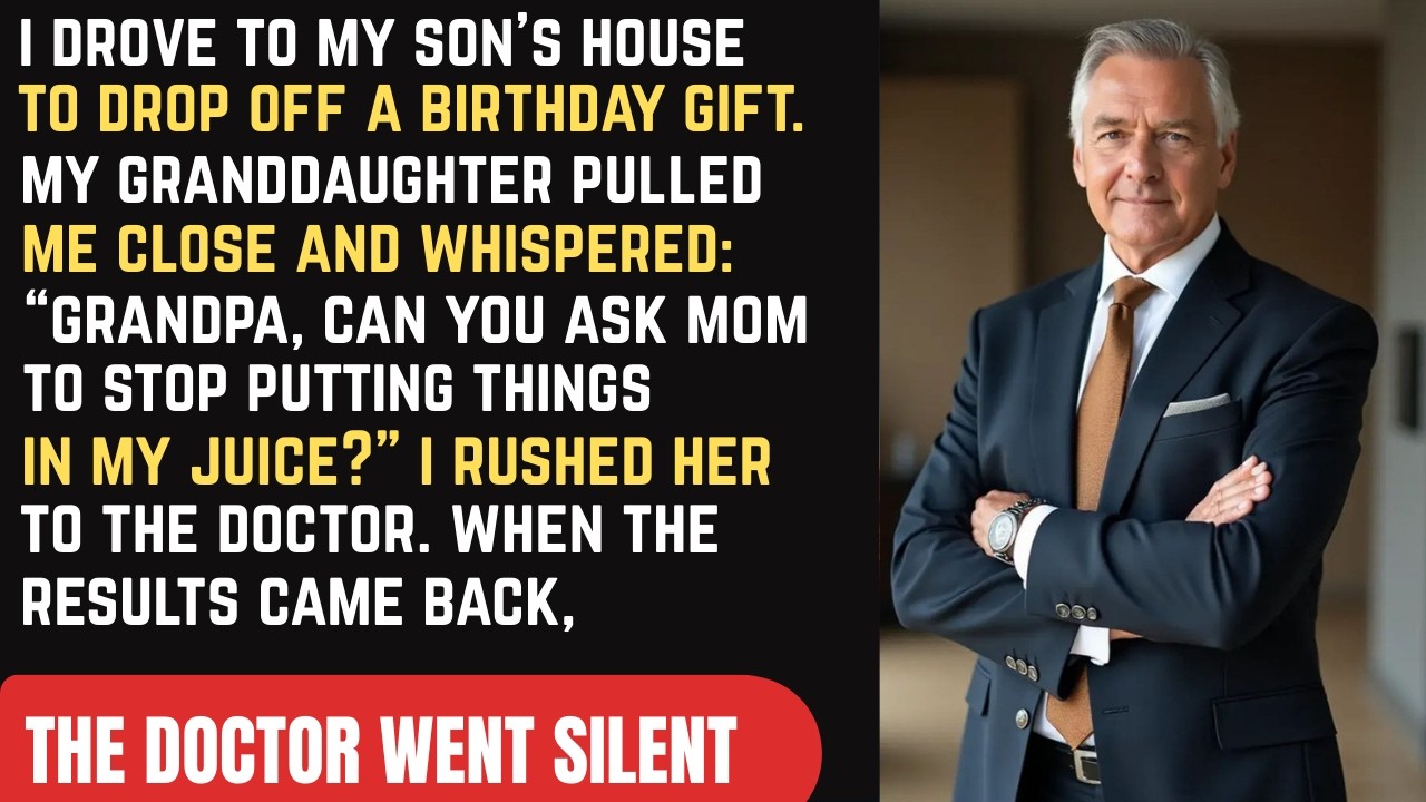 My Granddaughter Asked Me To Check What Was In Her Juice — What The Doctor Found Left Me Unable T...