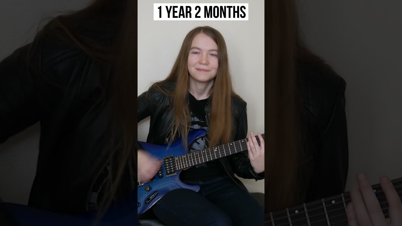 Two Years of Guitar Progress in 30 Seconds 🎸