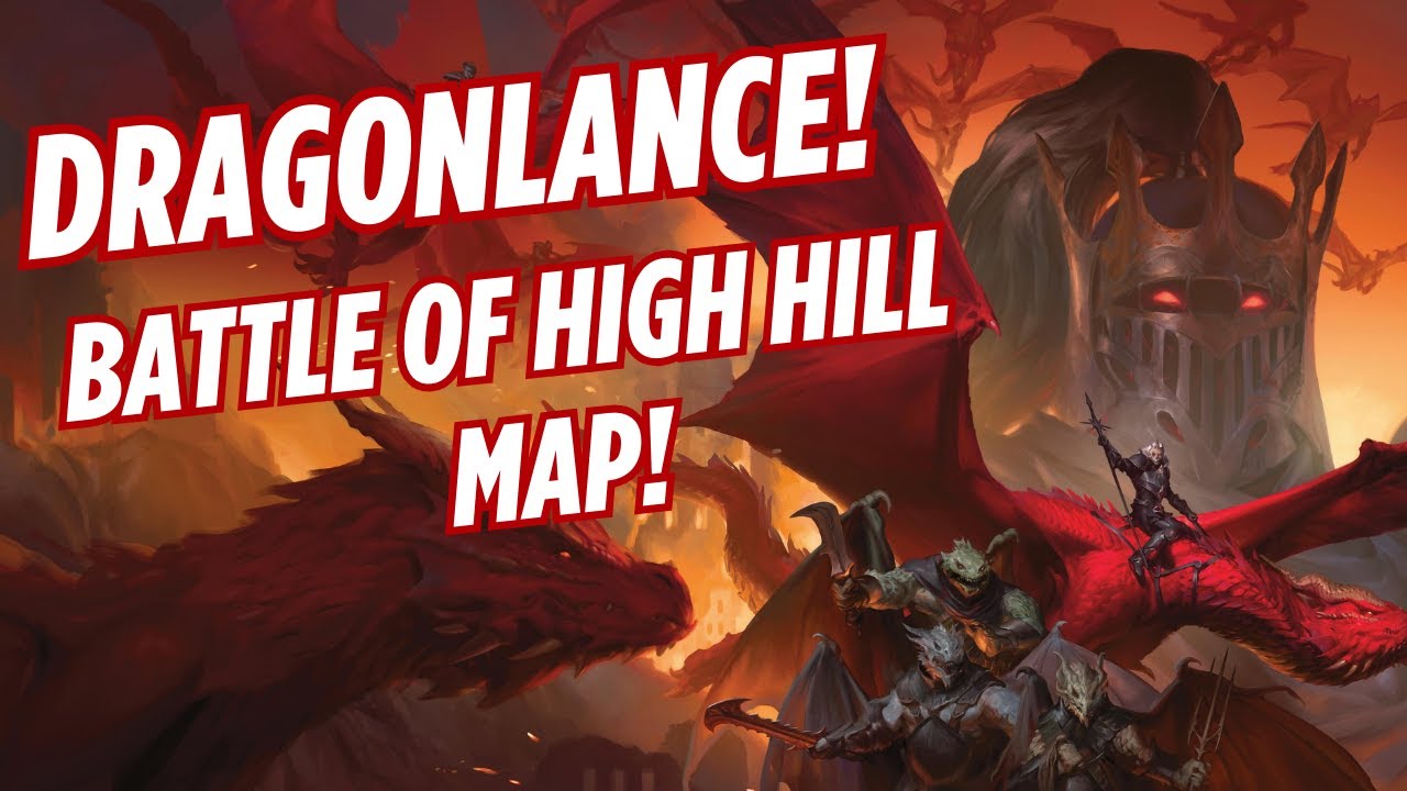 I Built a MASSIVE Dragonlance War Map (Battle of High Hill) 🐉