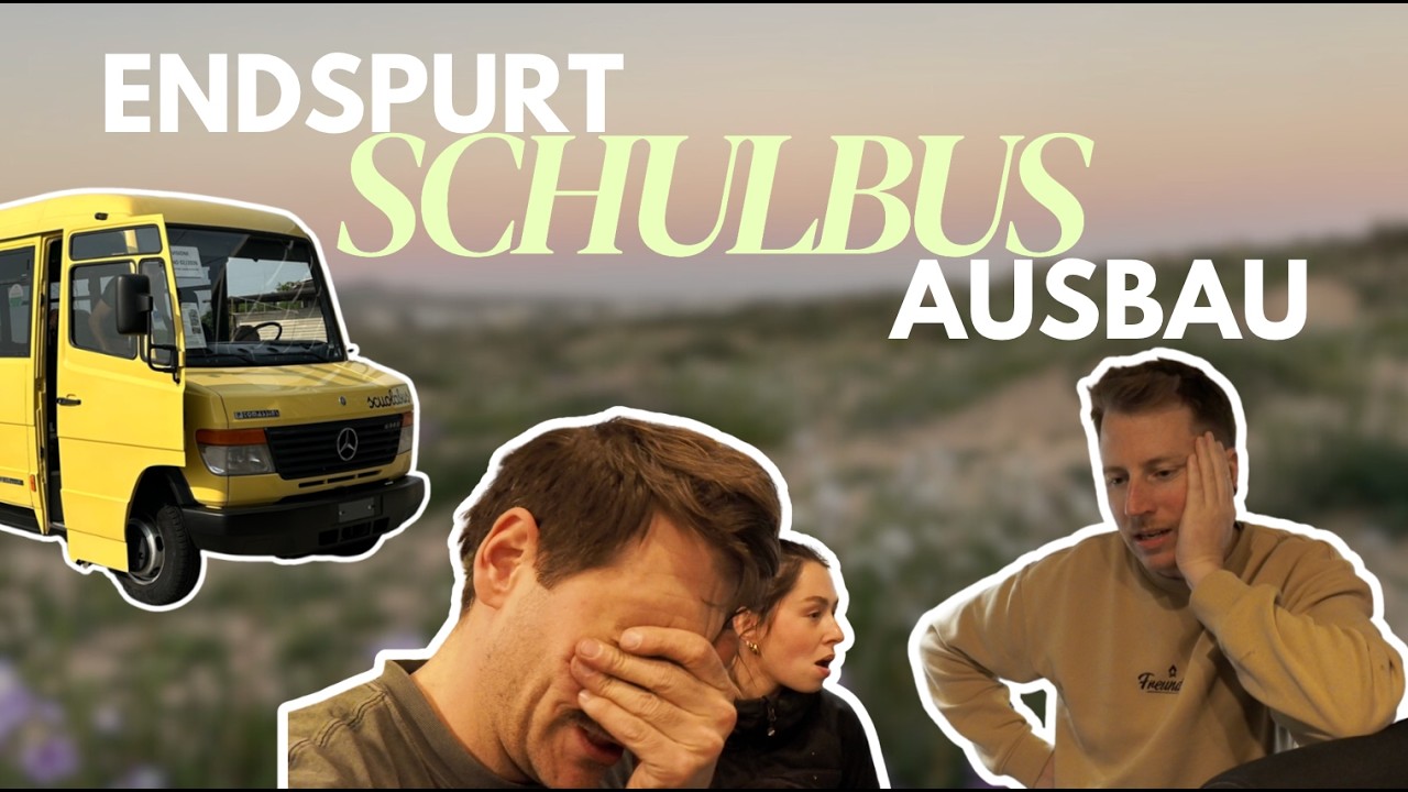 Vom Schulbus zum Camper: Die letzten Tage des Ausbaus - danke an @Freundship f&uuml;r die Hilfe